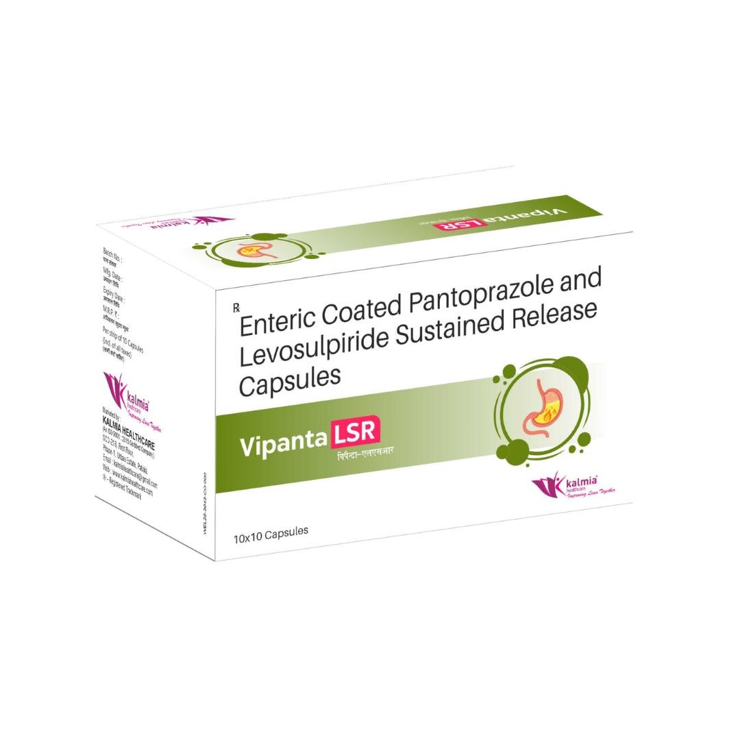 Pantoprazole 40 Mg +Levosulpiride 30 Mg SR Capsule